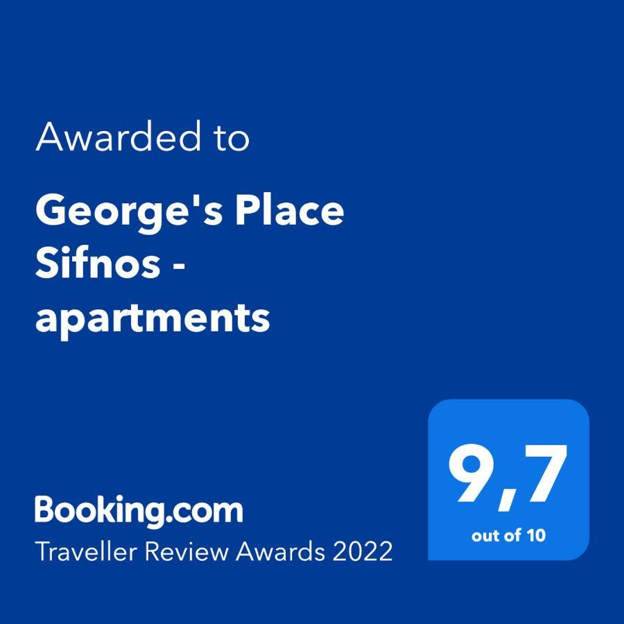 George'S Place Sifnos - Apartments Apollonia Dış mekan fotoğraf